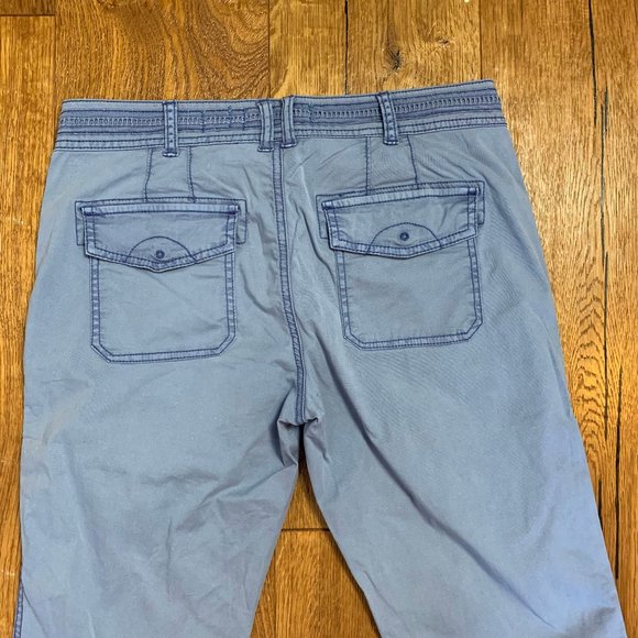 ANTHROPOLOGIE | Hei Hei Alastair Cargo Pants Blue Sz 27 - Picture 7 of 9
